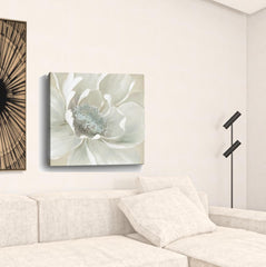 Soft Winter Flower Unframed Print Wall Art - Homeroots
