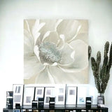 Soft Winter Flower Unframed Print Wall Art - Homeroots