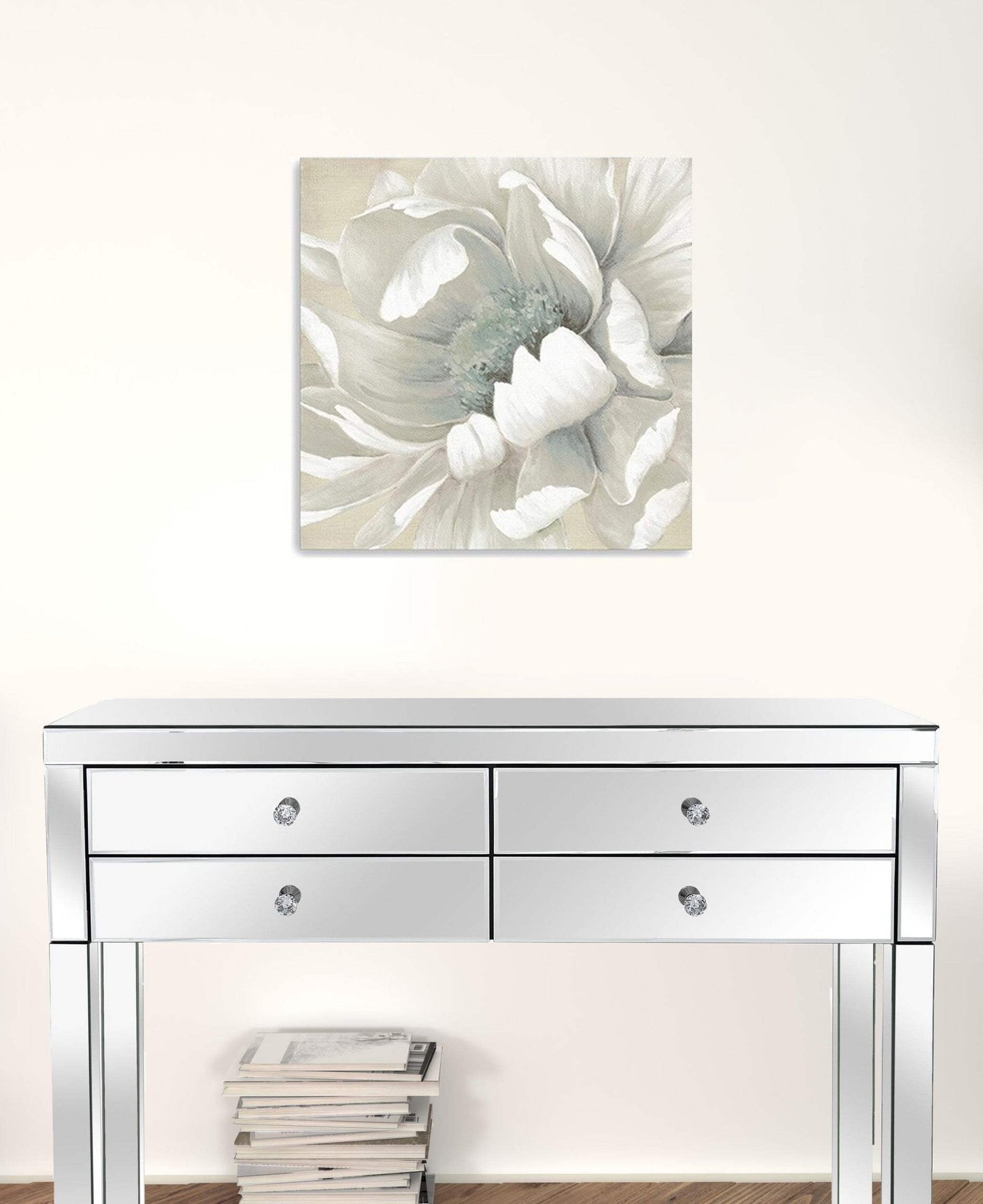 Soft Winter Flower In Bloom Unframed Print Wall Art - Homeroots - Flyclothing LLC