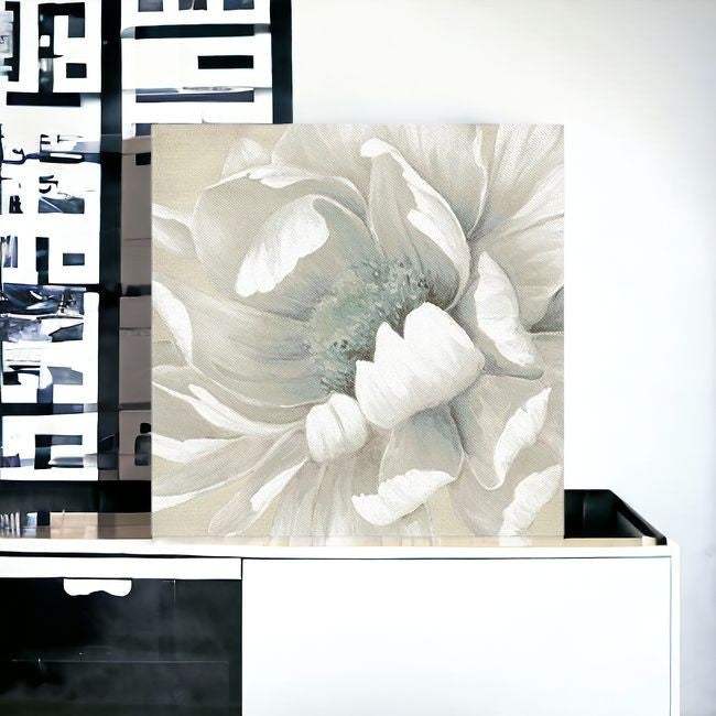 Soft Winter Flower In Bloom Unframed Print Wall Art - Homeroots - Flyclothing LLC