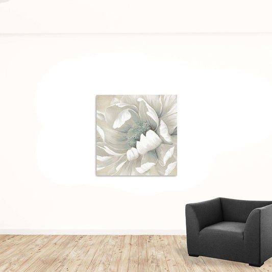 Soft Winter Flower In Bloom Unframed Print Wall Art - Homeroots - Flyclothing LLC