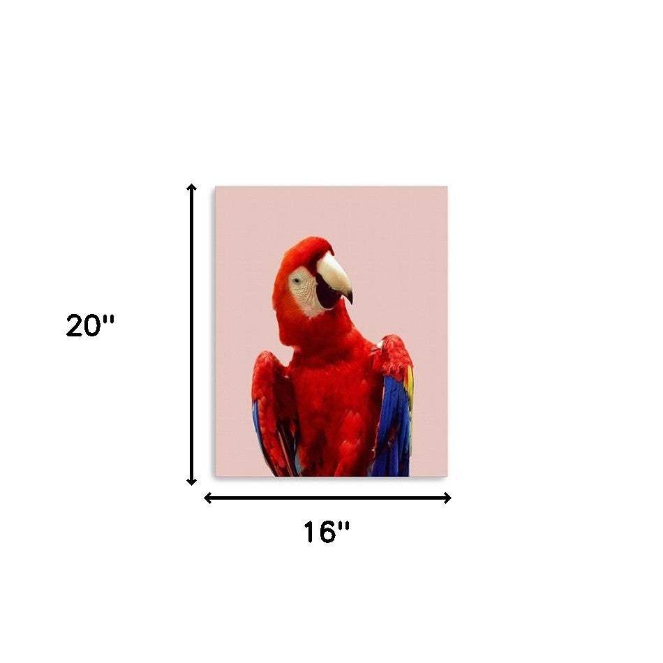 Vibrant And Vivid Bird Unframed Print Wall Art - Homeroots - Flyclothing LLC