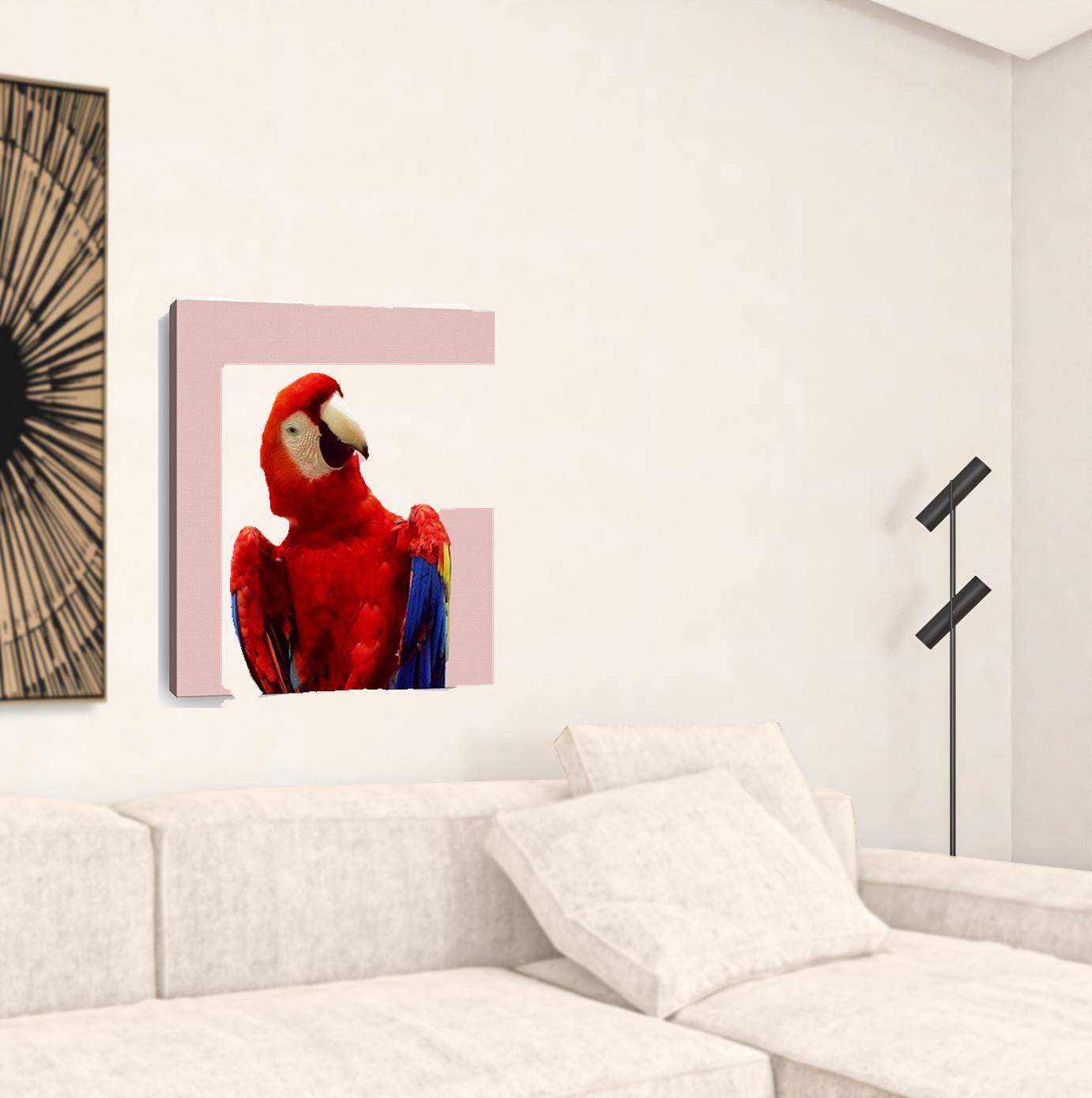 Vibrant And Vivid Bird Unframed Print Wall Art - Homeroots - Flyclothing LLC