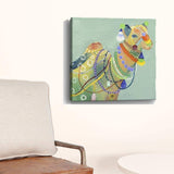 Moroccan Inspired Camel Unframed Print Wall Art - Homeroots - Flyclothing LLC