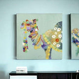 Moroccan Party Camel Unframed Print Wall Art - Homeroots - Flyclothing LLC