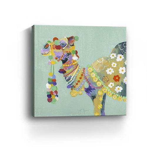 Moroccan Party Camel Unframed Print Wall Art - Homeroots - Flyclothing LLC