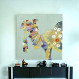 Moroccan Party Camel Unframed Print Wall Art - Homeroots - Flyclothing LLC