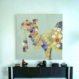 Moroccan Party Camel Unframed Print Wall Art - Homeroots - Flyclothing LLC