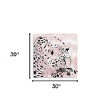 Pink Laying Leopard Unframed Print Wall Art - Homeroots - Flyclothing LLC