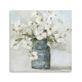 20" x 20" Watercolor Soft Pastel Dogwood Bouquet Canvas Wall Art - Homeroots - Flyclothing LLC