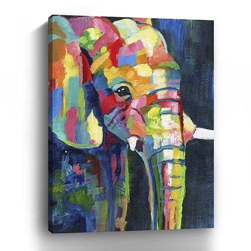 Bright Elephant Unframed Print Wall Art - Homeroots - Flyclothing LLC