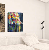 Bright Elephant Unframed Print Wall Art - Homeroots - Flyclothing LLC