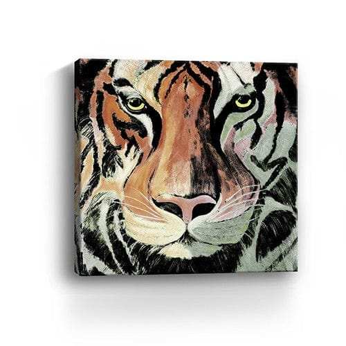 Staring Tiger Portrait Unframed Print Wall Art - Homeroots - Flyclothing LLC