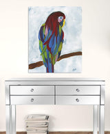 Large Bright and Tropical Parrot Canvas Wall Art - Homeroots - Flyclothing LLC