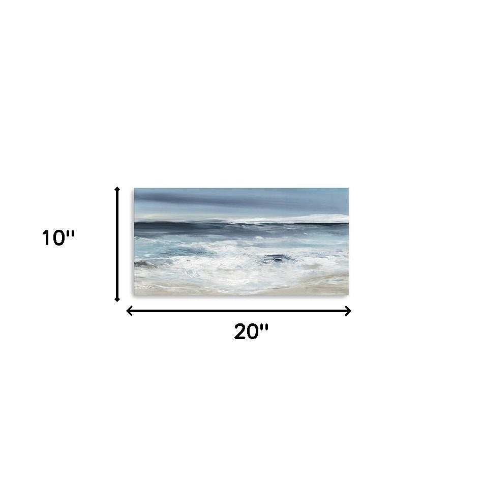 Long Beach Shore Unframed Print Wall Art - Homeroots - Flyclothing LLC