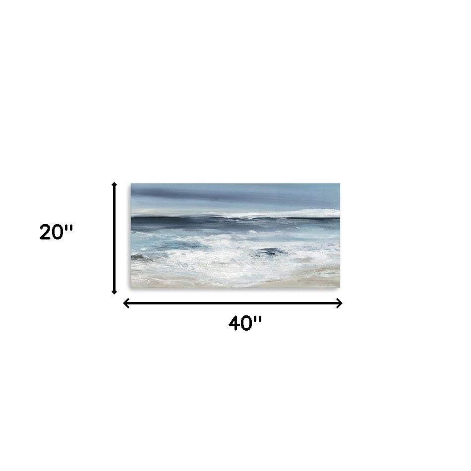 Long Beach Shore Unframed Print Wall Art - Homeroots - Flyclothing LLC
