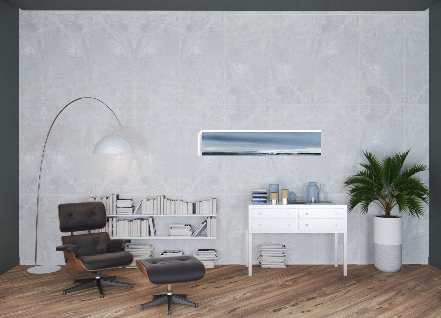 Long Beach Shore Unframed Print Wall Art - Homeroots - Flyclothing LLC