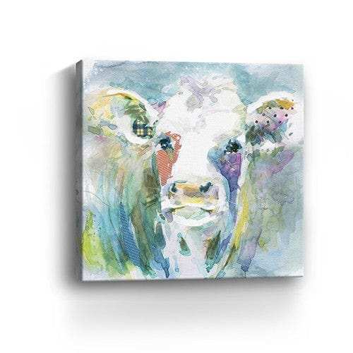 Watercolor Cow Unframed Print Wall Art - Homeroots - Flyclothing LLC