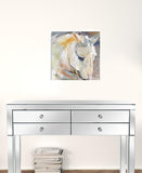 20" x 20" Abstract Watercolor Horse Canvas Wall Art - Homeroots