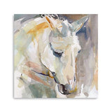 40" x 40" Abstract Watercolor Horse Canvas Wall Art - Homeroots