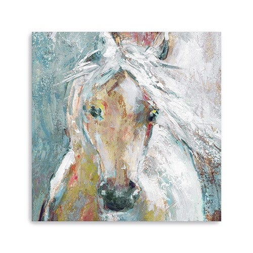 Whimsical Horse Unframed Print Wall Art - Homeroots