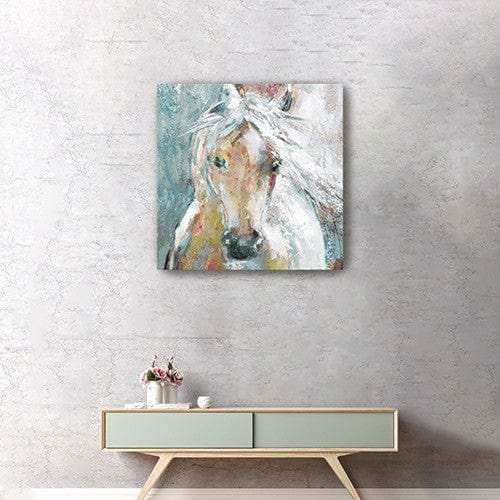 Whimsical Horse Unframed Print Wall Art - Homeroots - Flyclothing LLC