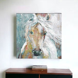 Whimsical Horse Unframed Print Wall Art - Homeroots