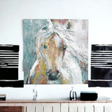 Whimsical Horse Unframed Print Wall Art - Homeroots