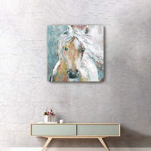 Whimsical Horse Unframed Print Wall Art - Homeroots - Flyclothing LLC