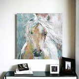 Whimsical Horse Unframed Print Wall Art - Homeroots