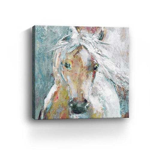 Whimsical Horse Unframed Print Wall Art - Homeroots - Flyclothing LLC