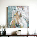 Whimsical Horse Unframed Print Wall Art - Homeroots