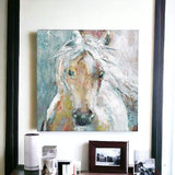 Whimsical Horse Unframed Print Wall Art - Homeroots - Flyclothing LLC