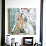 Whimsical Horse Unframed Print Wall Art - Homeroots