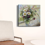 Pretty Vase Of Flowers Unframed Print Wall Art - Homeroots - Flyclothing LLC