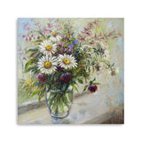 Pretty Vase Of Flowers Unframed Print Wall Art - Homeroots - Flyclothing LLC