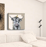 Cute Highland Cow Unframed Print Wall Art - Homeroots - Flyclothing LLC