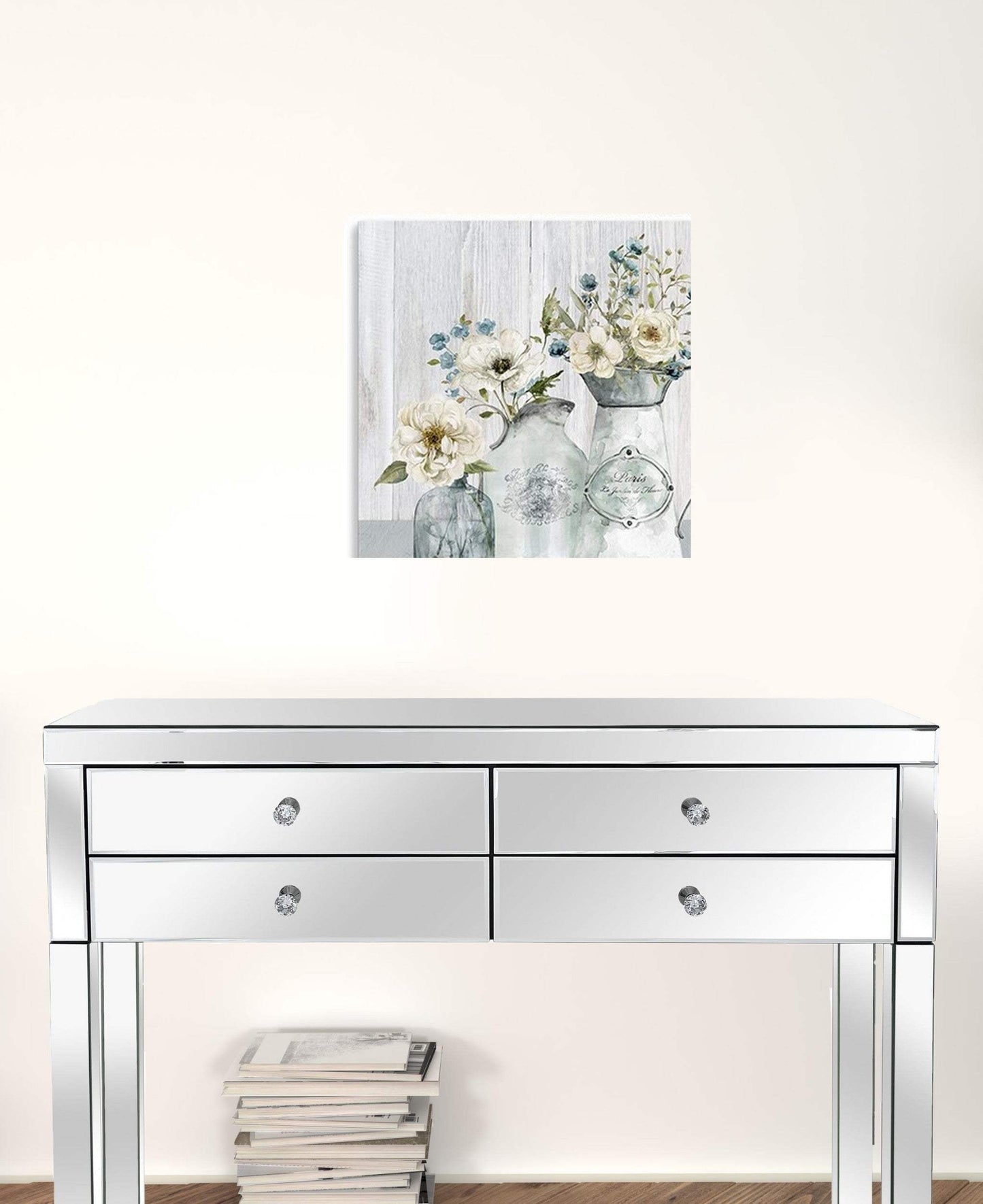 Rustic Flowers Unframed Print Wall Art - Homeroots - Flyclothing LLC