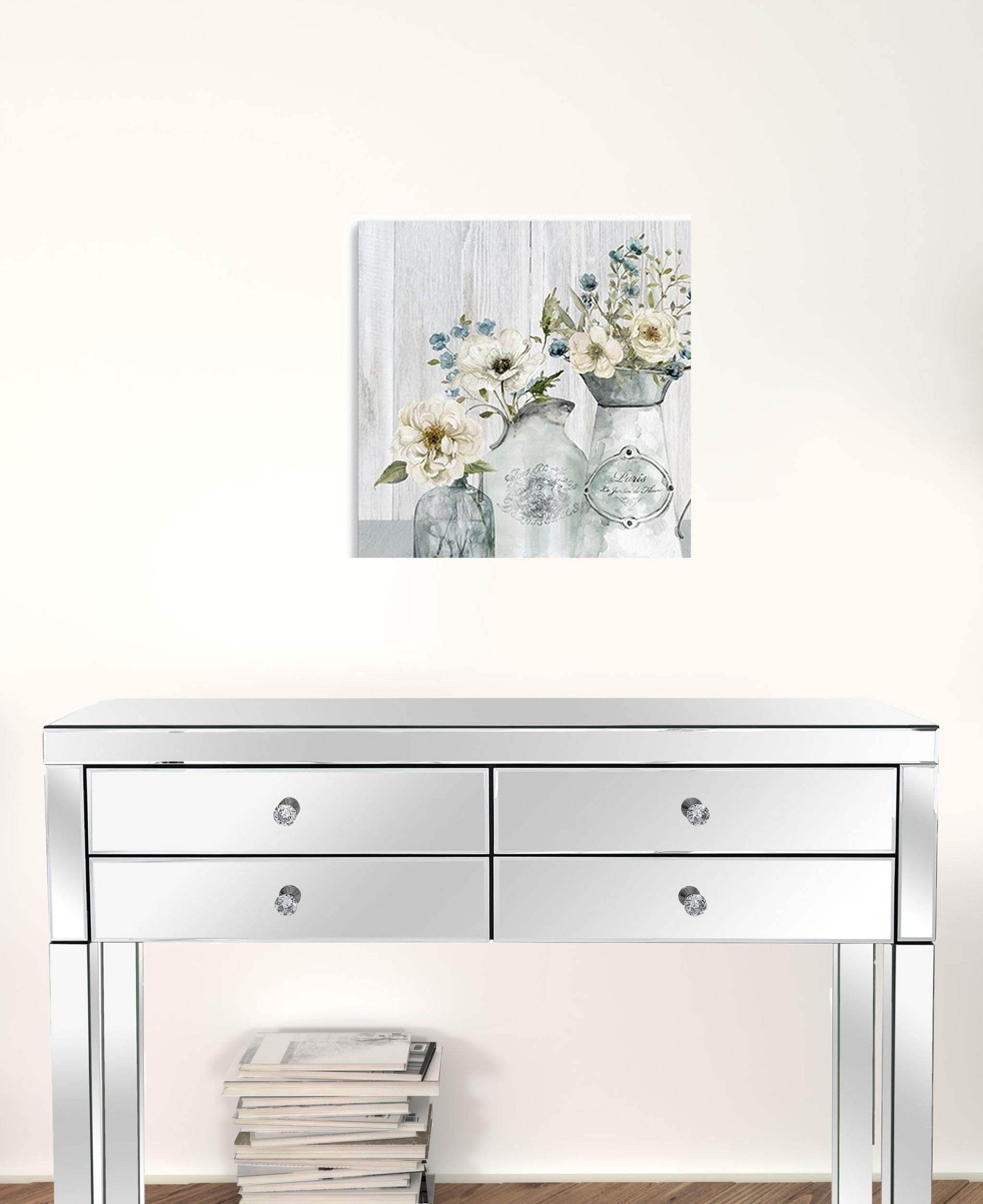 Rustic Flowers Unframed Print Wall Art - Homeroots - Flyclothing LLC