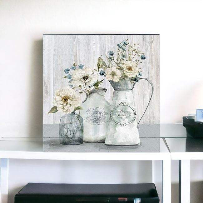 Rustic Flowers Unframed Print Wall Art - Homeroots - Flyclothing LLC