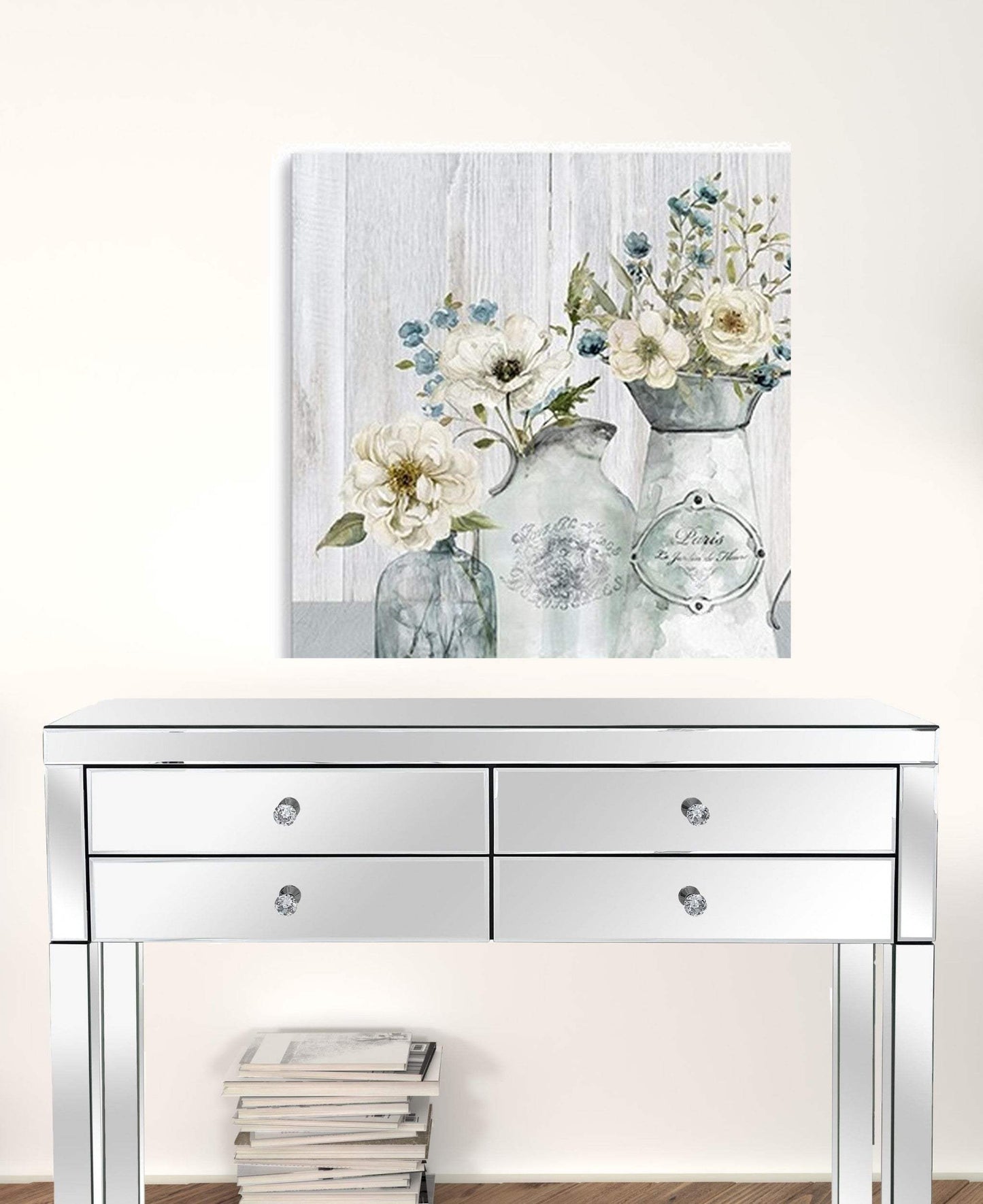 Rustic Flowers Unframed Print Wall Art - Homeroots - Flyclothing LLC