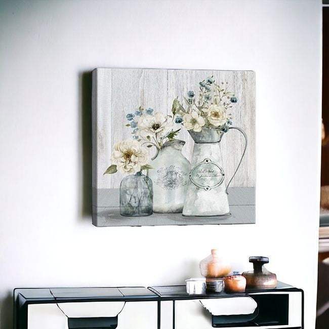 Rustic Flowers Unframed Print Wall Art - Homeroots - Flyclothing LLC