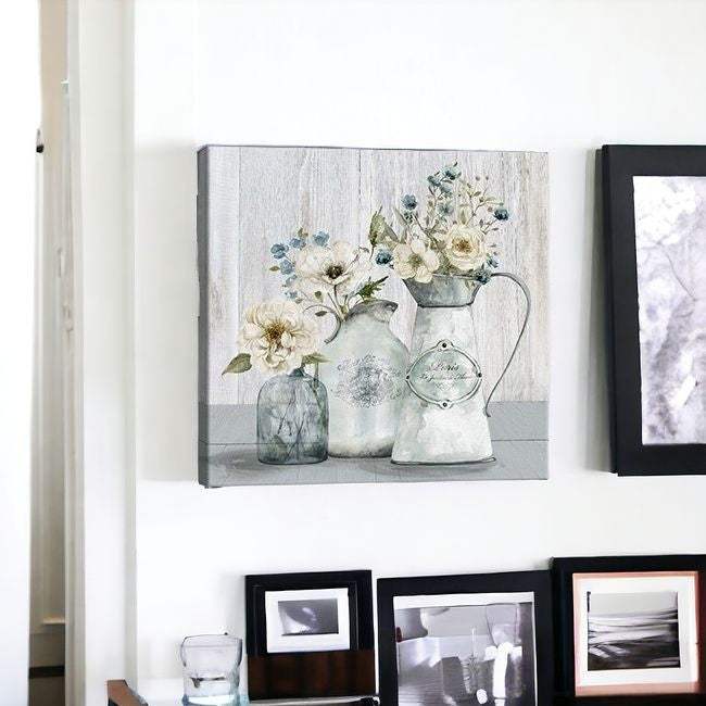 Rustic Flowers Unframed Print Wall Art - Homeroots - Flyclothing LLC