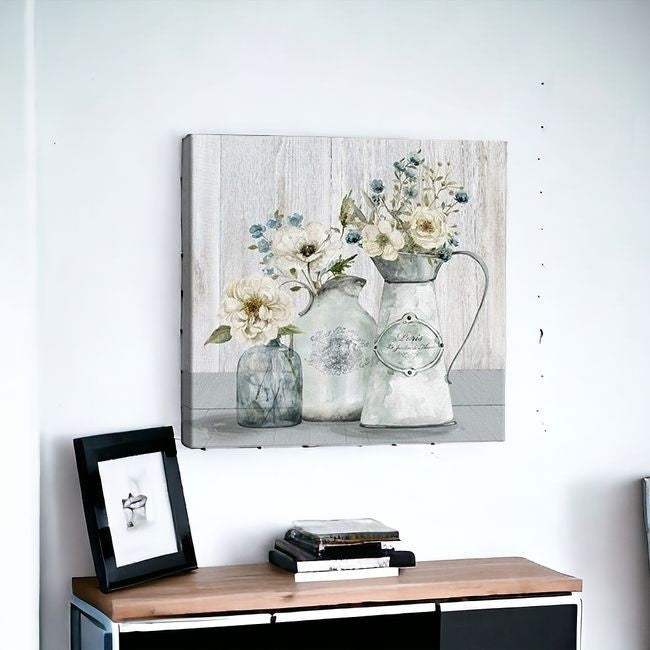 Rustic Flowers Unframed Print Wall Art - Homeroots - Flyclothing LLC
