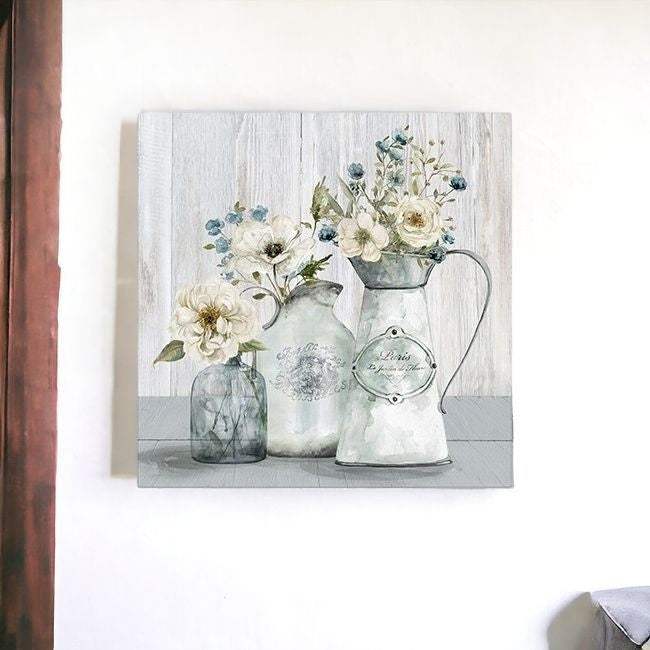 Rustic Flowers Unframed Print Wall Art - Homeroots - Flyclothing LLC