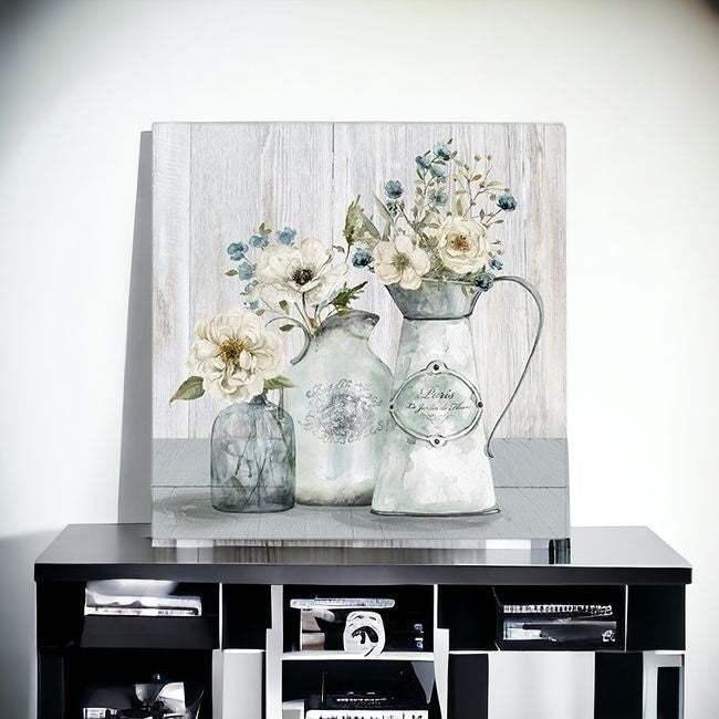 Rustic Flowers Unframed Print Wall Art - Homeroots - Flyclothing LLC