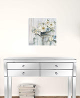 Rustic Grey Flowers Unframed Print Wall Art - Homeroots - Flyclothing LLC