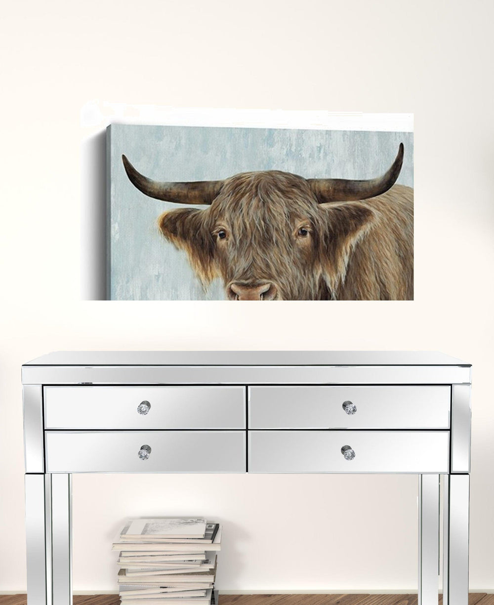 32" x 24" Bold No Bull Canvas Wall Art - Homeroots - Flyclothing LLC