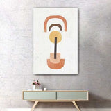 Abstract Shapes In Balance Unframed Print Wall Art - Homeroots - Flyclothing LLC