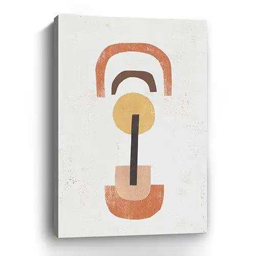 Abstract Shapes In Balance Unframed Print Wall Art - Homeroots - Flyclothing LLC